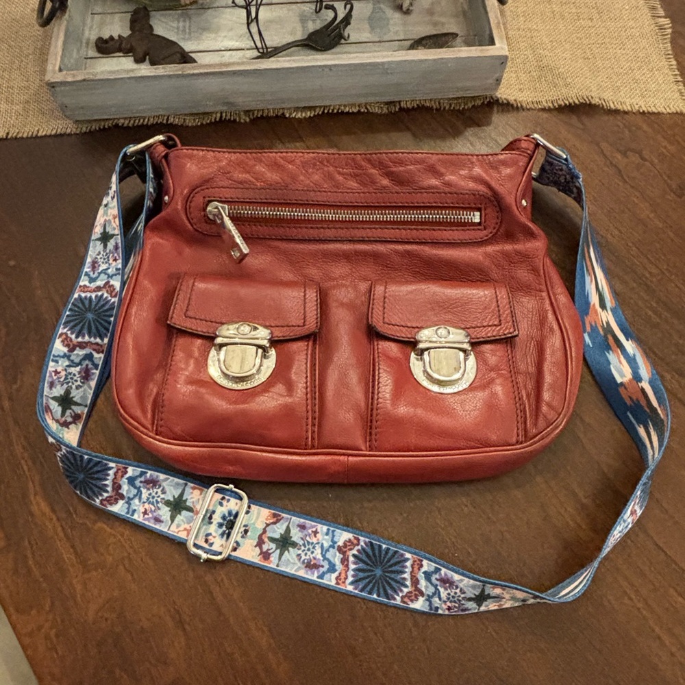 Mark Jacobs Vintage Red Leather Women's crossbody